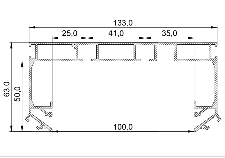 Профиль LumFer SK02 2м Белый